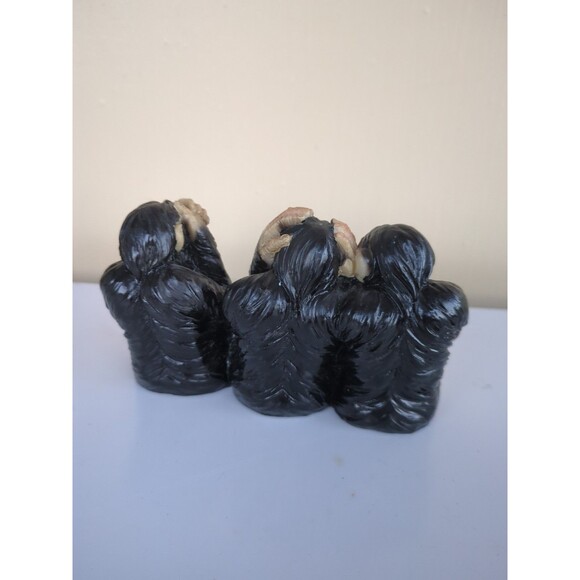 Vintage‎ Resin Made  3 Monkeys - Picture 5 of 12